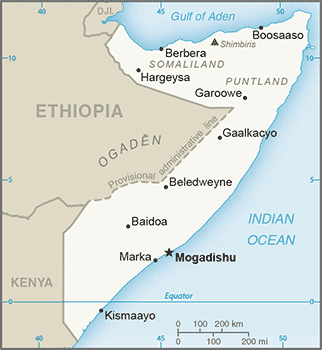 Somalia-Map