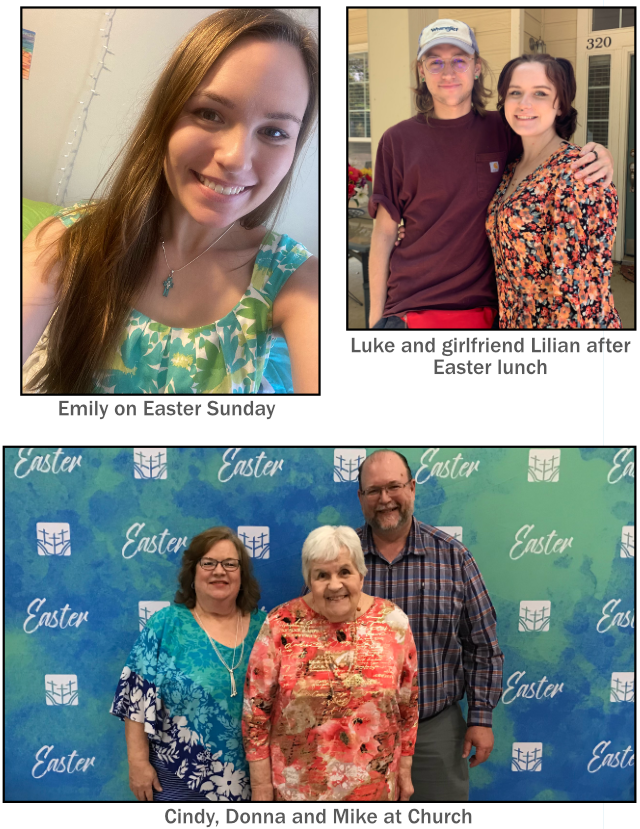 Family Easter Collage