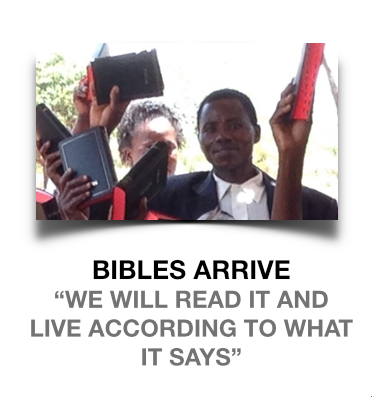 Swahili Bibles in the hands of new believers back up the truth of Scripture with the love of US Christians