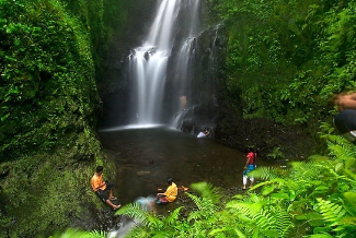 Waterfall in Pohnpei, FSM
